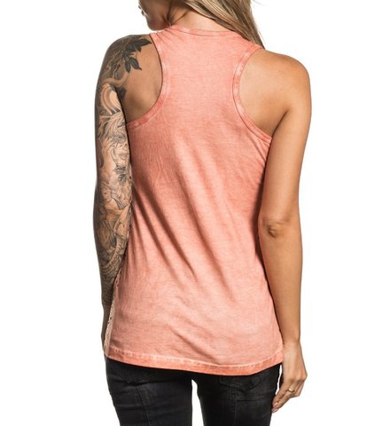 Affliction | Майка женская SERENA GARDENS RACERBACK TANK AW20857 спина