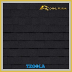 Гибкая черепица TEGOLA  PIEMONTE Nero 362 2,29 м2