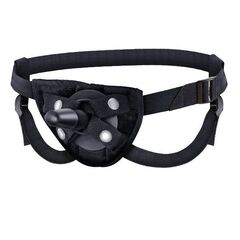 Черные трусики харнесс Strap On Harness - 