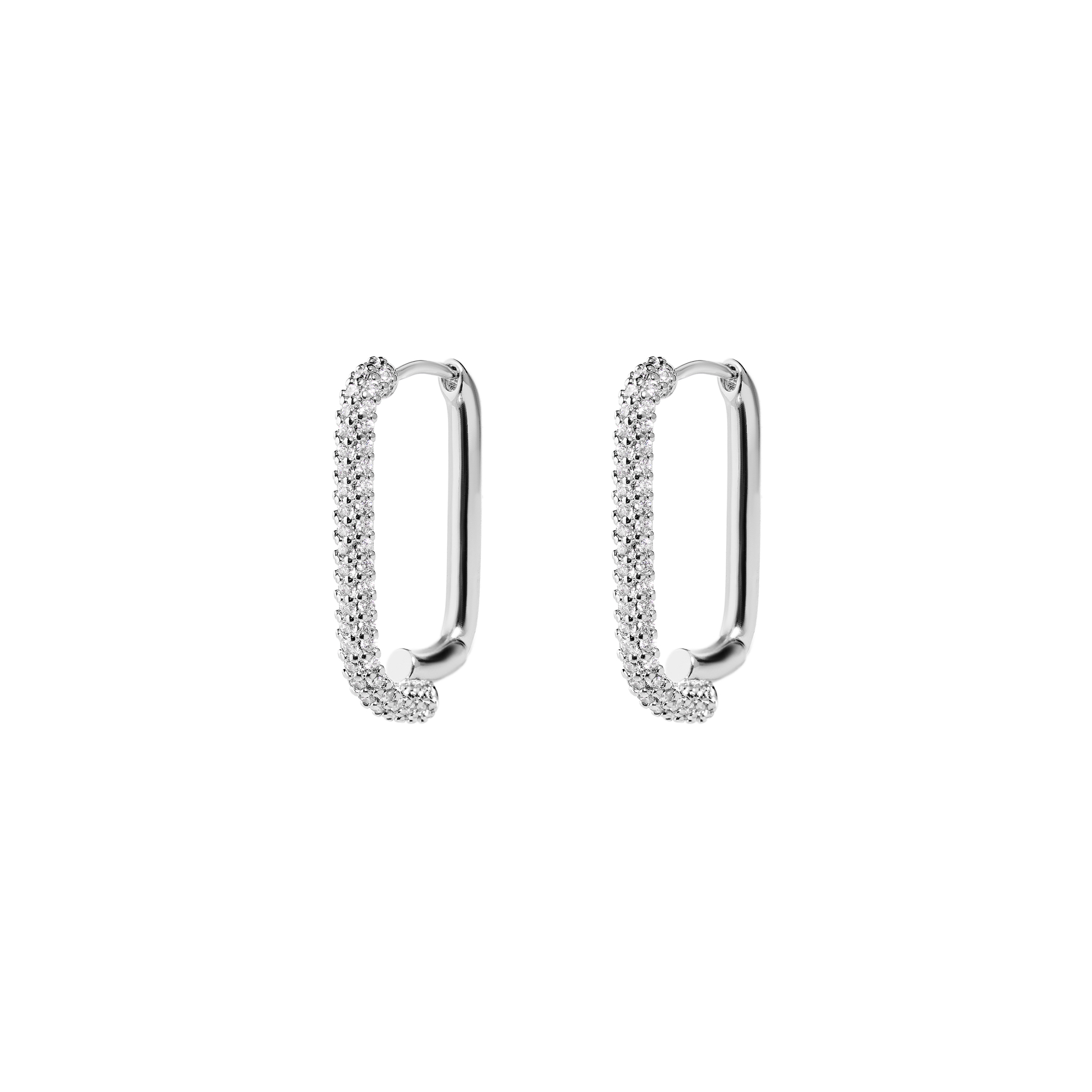 

Серьги Silver Crystal Pave Earrings