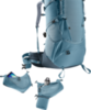 Картинка рюкзак туристический Deuter Aircontact Core 60+10 Atlantic-Ink - 5