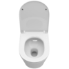 BelBagno BB5180CH-TOR/SC TRE-TOR Унитаз подвесной, безободковый, с системой смыва "Торнадо", с сиденьем soft close, BB5180CH-TOR/SC