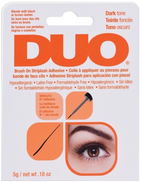 DUO Brush On Striplash Adhesive Dark Tone темный клей для накладных ресниц c кисточкой 5г