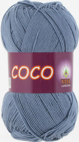 Пряжа Coco Vita cotton 4331 Потертая джинса, фото