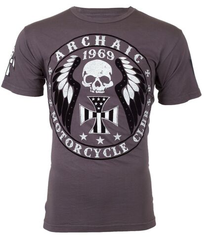 Футболка MOTOR BILLY Charcoal Archaic от Affliction