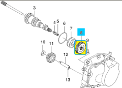 ШЕСТЕРНЯ КПП 5-Й ПЕРЕДАЧИ LANOS, CHANCE ВЕДУЩАЯ (БОЛЬШАЯ ПЕРВ ВАЛ) GM
