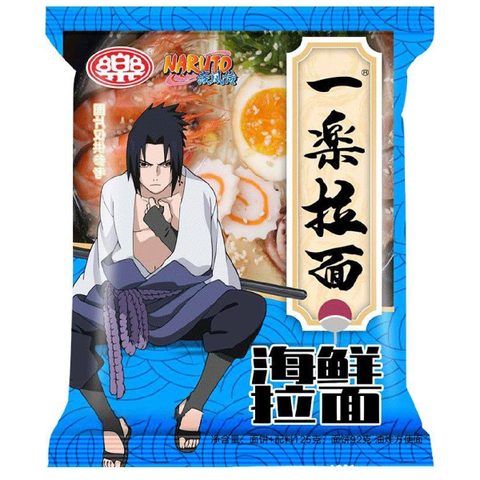 Лапша cо вкусом морепродуктов NARUTO, 135 гр