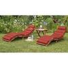 Комплект шезлонги и столик Afina AFM-803A-T133 Beige-Terracotta (2+1)