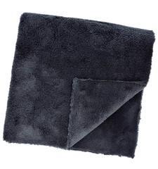 Салфетка микрофибра плюш  29*29 см, цвет серый/черника , 5 шт/ уп