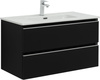 Aquanet 329598 Тумба Вега 90 2 ящ. цв.черный (329598)