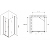 Abber Zart AG08070P-S71 Душевой уголок, 70x70x195, цвет: хром