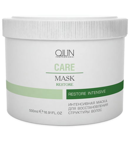 OLLIN care интенсивная маска для восстановления структуры волос 500мл/ restore intensive mask