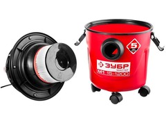 ЗУБР М1, 15 л, 1200 Вт, хозяйственный пылесос (ПУ-15-1200 М1)