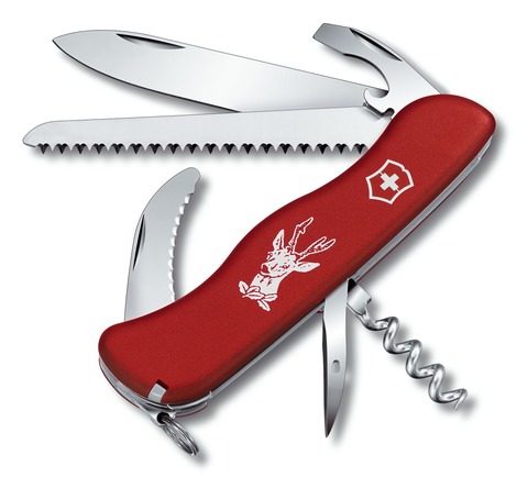 Нож складной Victorinox Hunter, 111 mm, Red (0.8873)