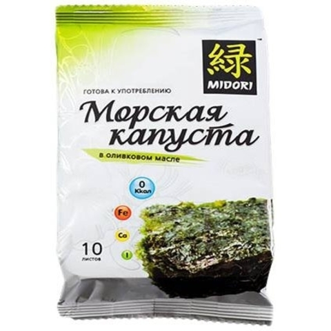 Морская Капуста Мидори вкус Кимчи Жареная 5г