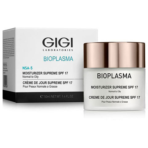 GIGI Bioplasma: Крем увлажняющий для нормальной и жирной кожи лица с SPF 20 (Moist Supreme SPF 20)