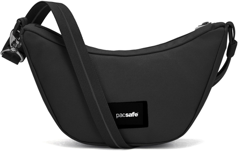 Картинка сумка городская Pacsafe GO Lunar crossbody черная смола - 1