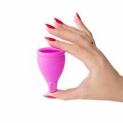 Розовая менструальная чаша Amphora S - 