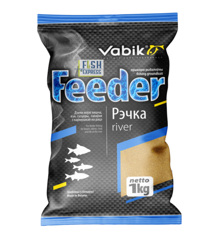 Прикормка Vabik FEEDER Река 1кг 10 шт/уп.