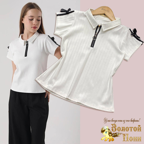 Поло девочке (8-12) 250530-QR9049