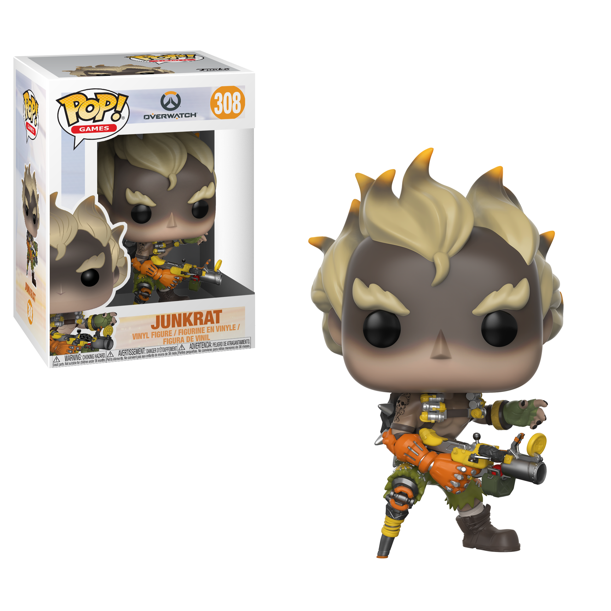 Фигурка Funko POP! Vinyl: Games: Overwatch S3: Junkrat 29045» за 1 190 ₽ –  купить за 1 190 ₽ в интернет-магазине «Книжки с Картинками»