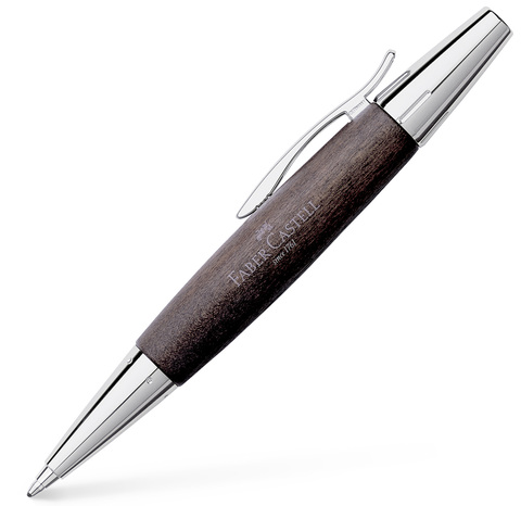 Шариковая ручка Faber-Castell E-motion Pearwood Black (148383)