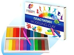 Пластилин Классика 24 цвета