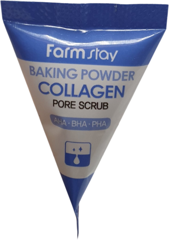 Farmstay Collagen Скраб для лица для очищения пор в пирамидках Farmstay Baking Powder Pore Scrub