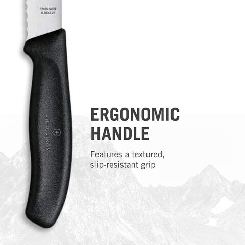 Набор ножей кухонных Victorinox Swiss Classic Kitchen, 5 штук, чёрный (6.7133.5G)