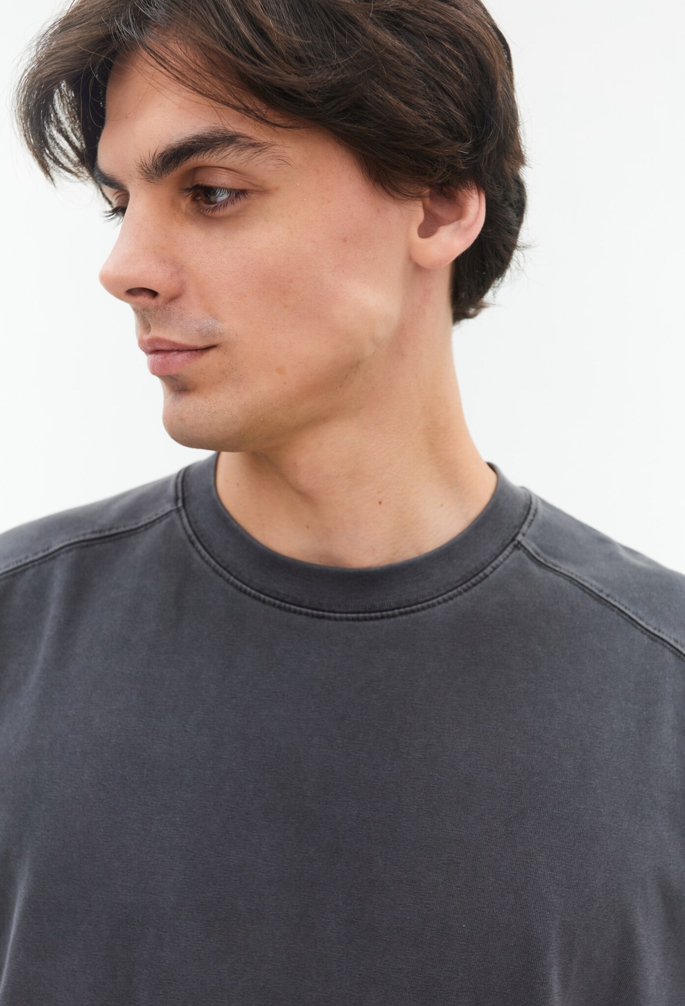 Лонгслив мужской LAINE классика (графит)