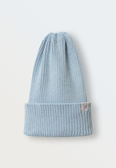Вязаная шапочка Simple (голубая)