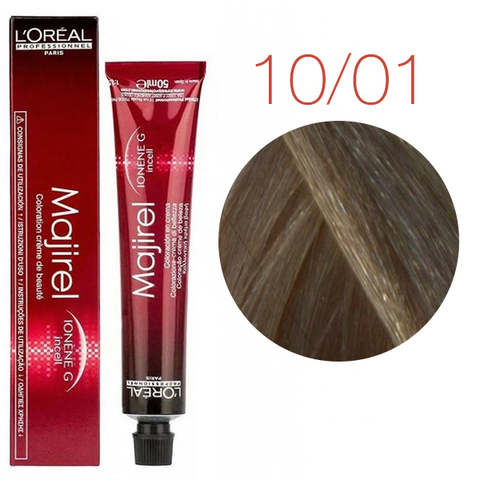 L'Oreal Professionnel Majirel 10.01 (Очень очень светлый блондин натуральный пепельный) - Краска для волос