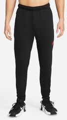 Теннисные брюки Nike Dry Pant Taper FA Swoosh - black/habanero red