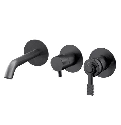 Remer Atelier AL54D2PCFP Смеситель для ванны, черный брашированный хром