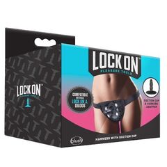 Черные трусики харнесс Strap On Harness - 