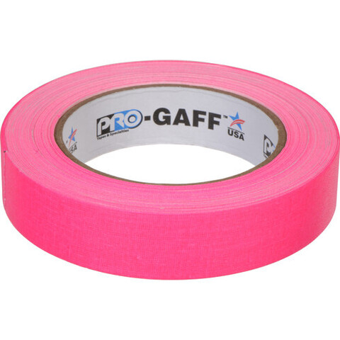Скотч ProTapes Pro Gaff Adhesive Tape (2,5 см x 22м) флуоресцентный розовый