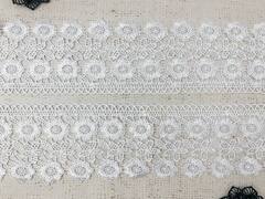 Кружево плетеное, ш. 8 см, белый