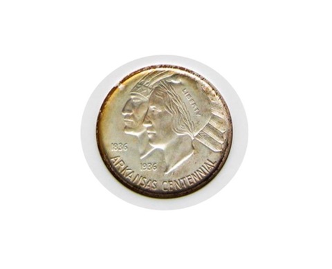 50 центов Arkansas 1935 S