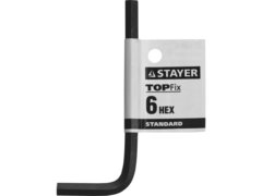 STAYER STANDARD, 6 мм, имбусовый ключ (27405-6)