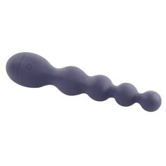 Серый вибростимулятор Rumpy Bumpy - 17,5 см. - 