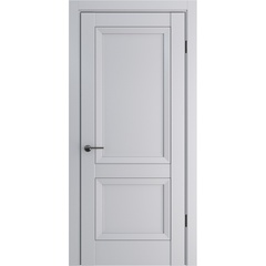 Межкомнатная дверь экошпон ДП 61 silver gray