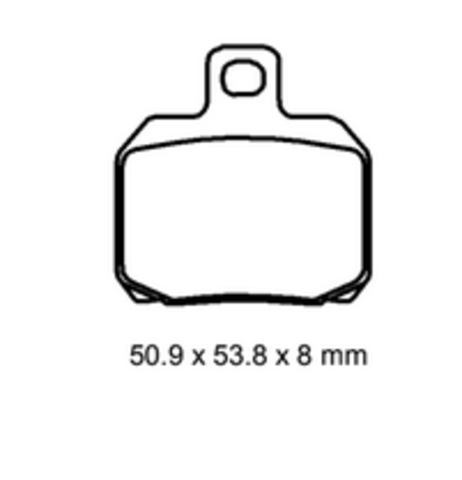 Колодки  G-brake   GM-07053S