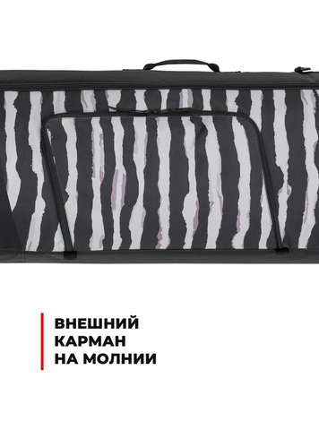 Картинка чехол для горных лыж Kyoto Tanto Roll black stripes - 9