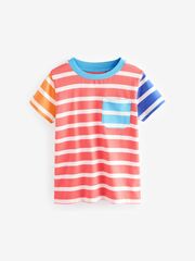 Футболка для мальчика Next E63-784, Красный, Белый, Синий