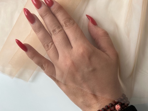 Сетка слабо-эластичная телесная с эффектом голого тела (эластичный фатин)