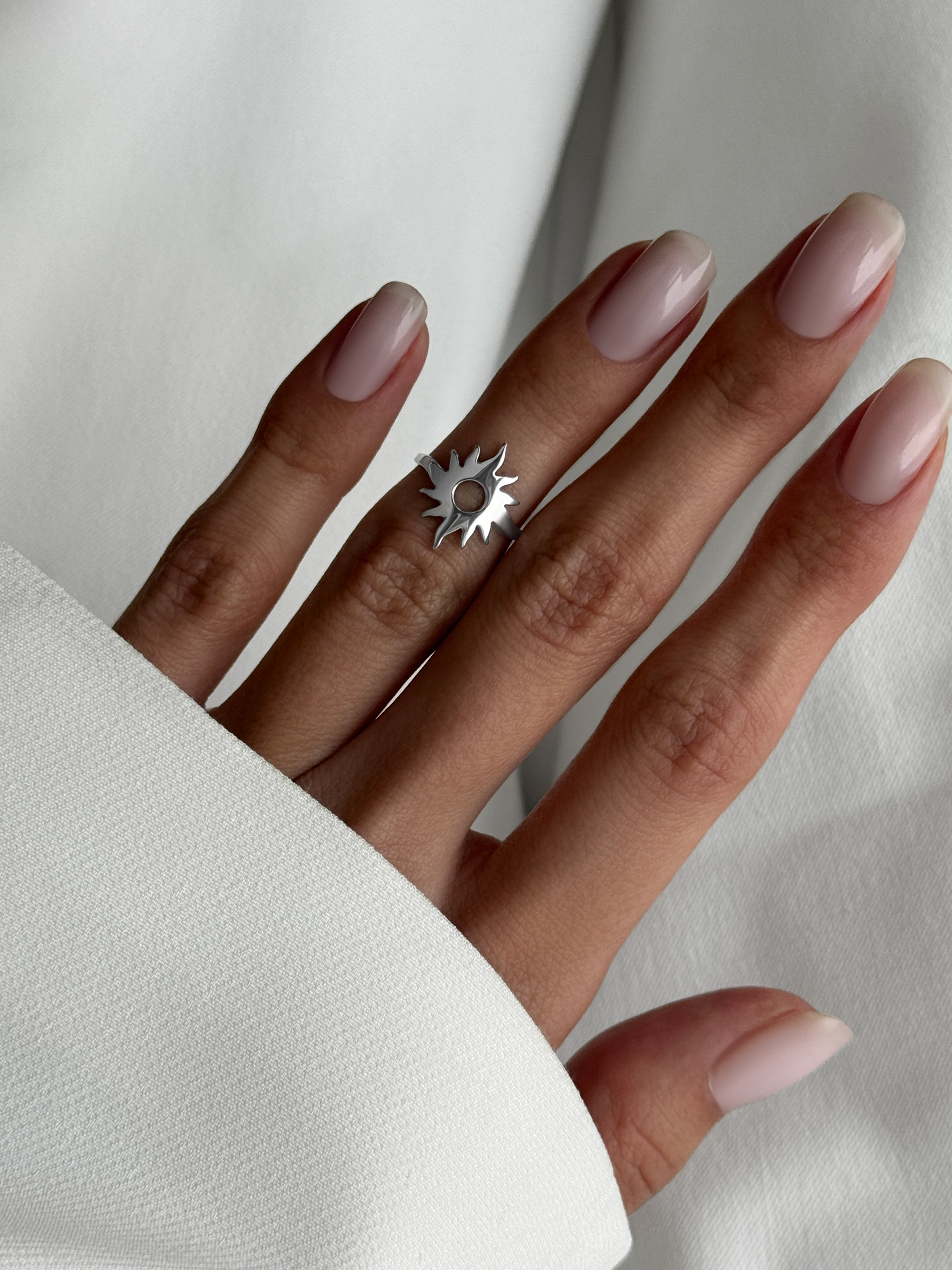 Кольцо на фалангу Солнце
