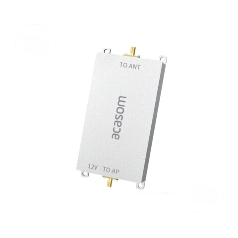 ACASOM 10 Вт 5,15–5,85 ГГц Усилитель Wi-Fi сигнала 18 дБ,40дБм ACASOM 10 Вт 5,15–5,85 ГГц Усилитель Wi-Fi сигнала 18 дБ,40дБм