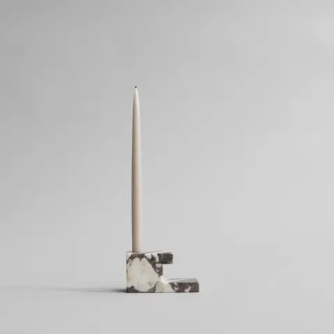 Подсвечник 101 Copenhagen Brick Candle Holder, Low, Calacatta