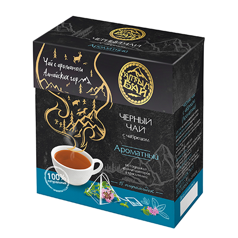 Черный чай с чабрецом (Ароматный)
