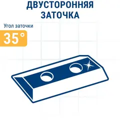 Нож для рубанка ПРАКТИКА 110 мм х 5,5 мм, твердосплавный (TCT), (2 шт) для рубанков 110 мм (791-646)